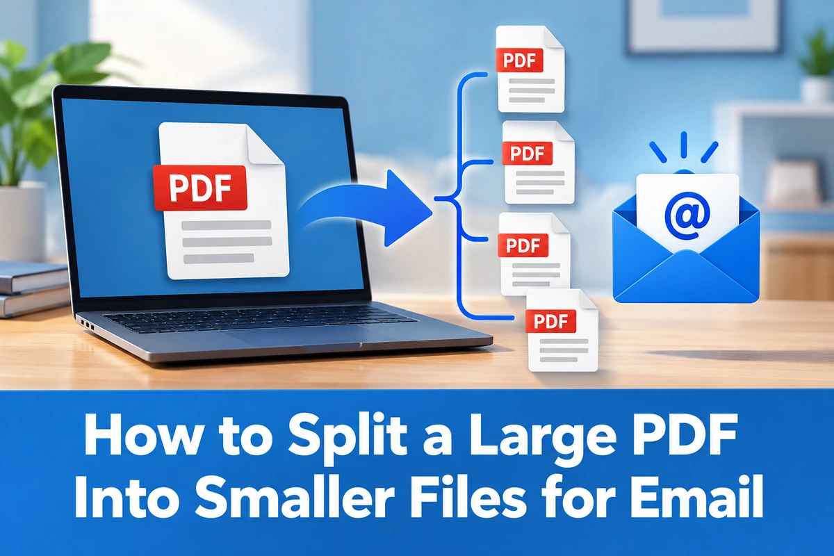 How to split a large PDF into smaller files for email using PDF Hub